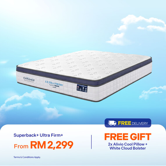[New Launch] Orthorest SuperBack Ultra Firm+ Mattress